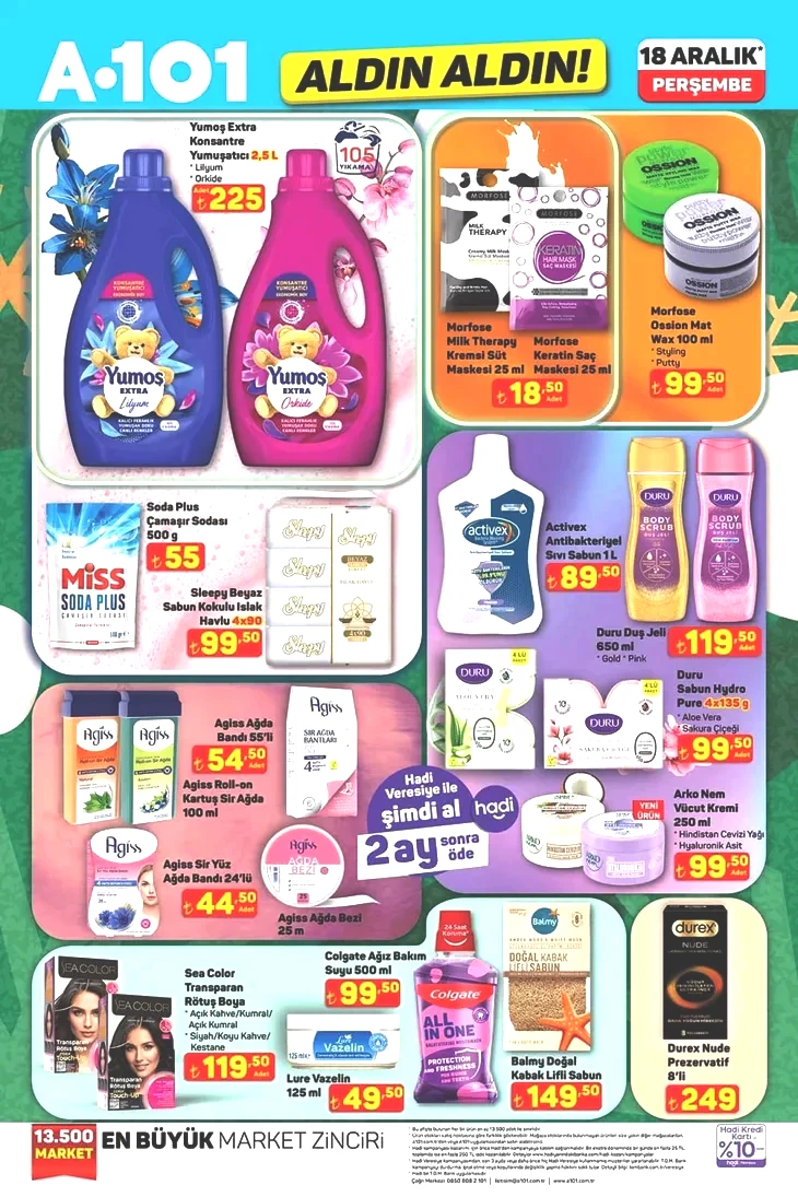 18-24 Aralık A101 aktüel kataloğu: Bu hafta A101 Aldın Aldın’da ne var?