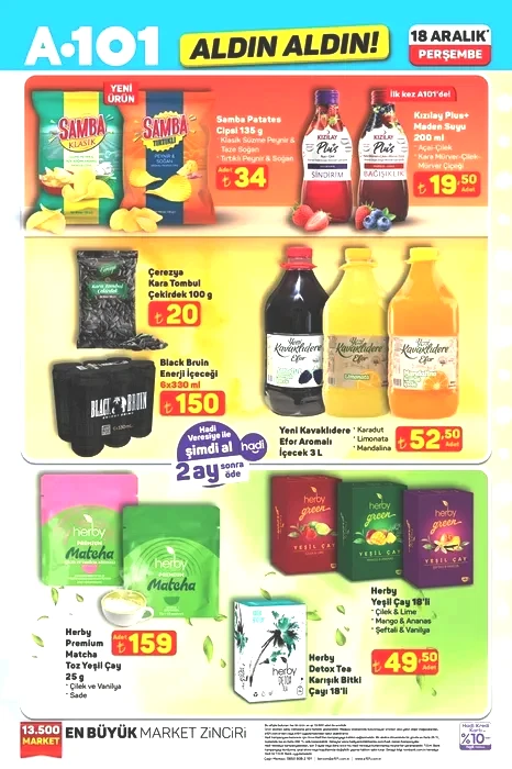 18-24 Aralık A101 aktüel kataloğu: Bu hafta A101 Aldın Aldın’da ne var?