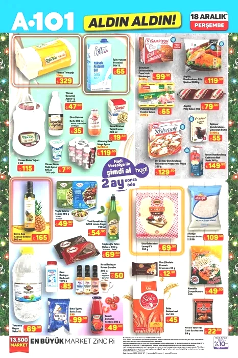 18-24 Aralık A101 aktüel kataloğu: Bu hafta A101 Aldın Aldın’da ne var?