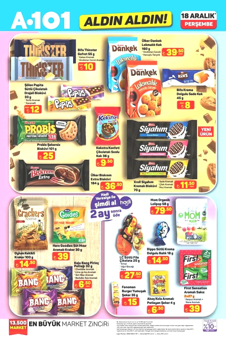 18-24 Aralık A101 aktüel kataloğu: Bu hafta A101 Aldın Aldın’da ne var?