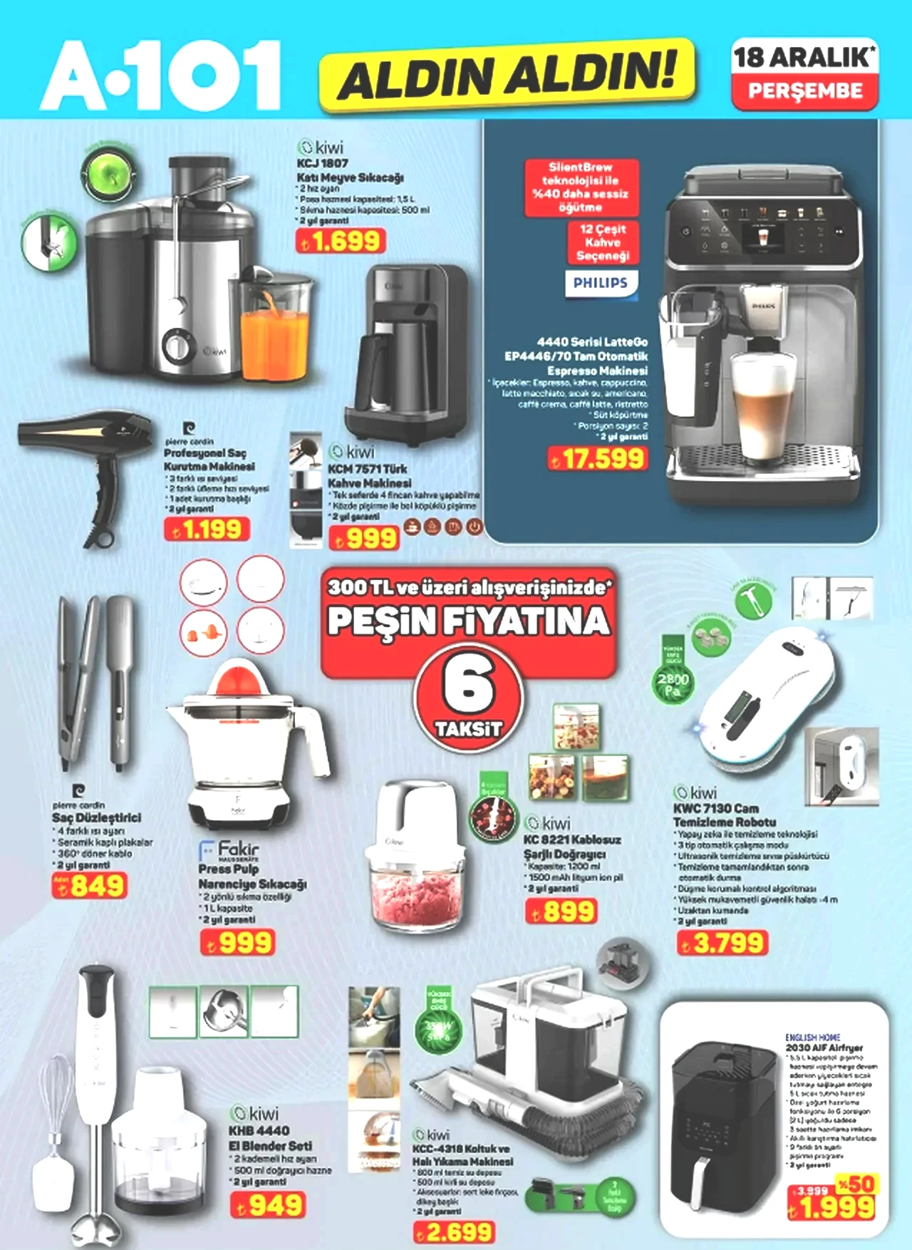 A101 aktüel fırsatları açıklandı! 18 Aralık Perşembe A101 marketlerinde meyve sıkacağı ve saklama kabı seti satışa sunuluyor