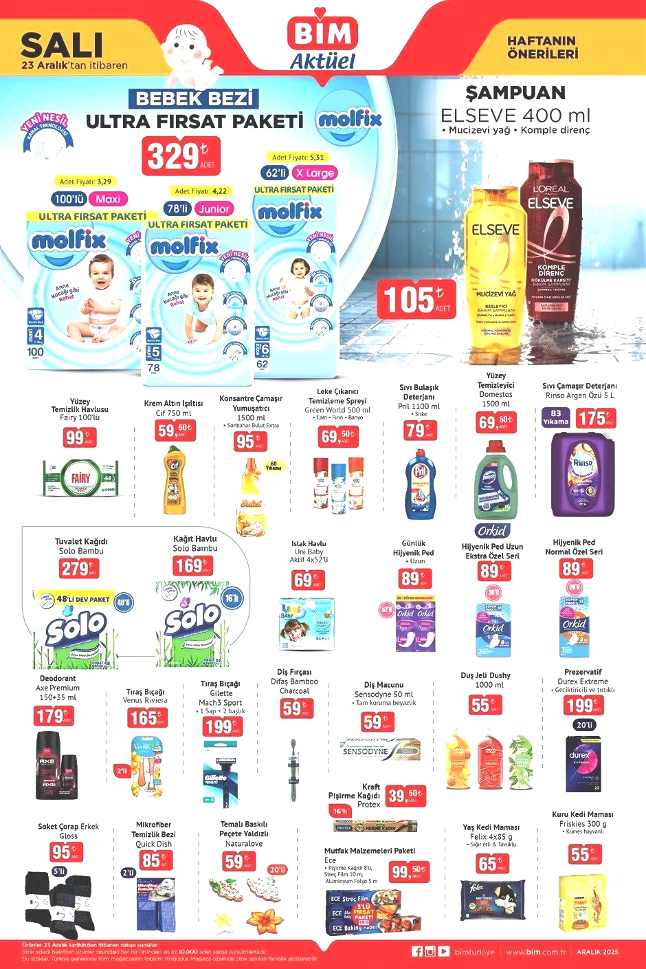 23 ARALIK SALI BİM AKTÜEL KATALOĞU