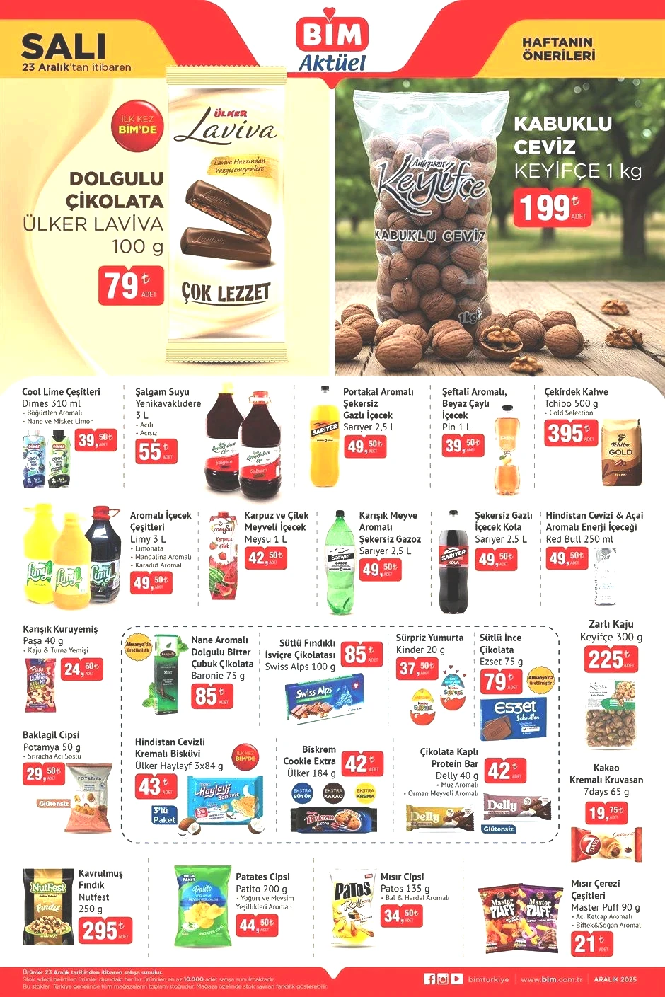 23 ARALIK SALI BİM AKTÜEL KATALOĞU