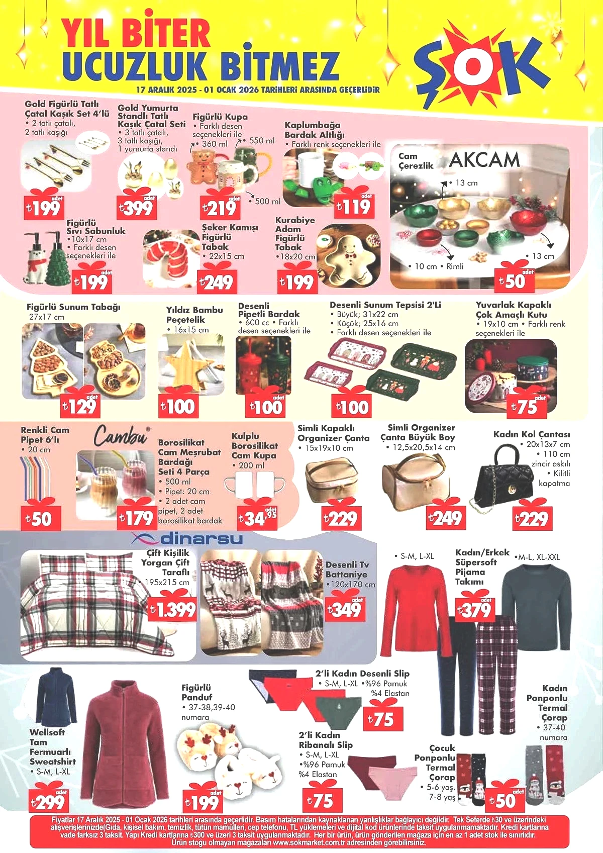 ŞOK 17 Aralık 2025-01 Ocak 2026 aktüel ürünler kataloğu yayımlandı! ŞOK’a Kutu Oyunları geliyor! - Sayfa 1